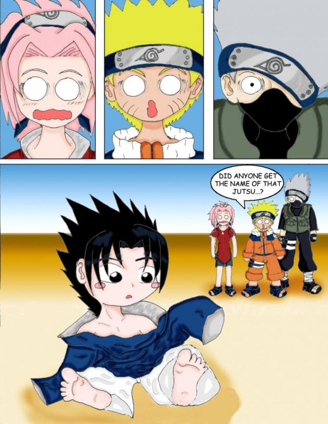 Team 7 Chibi No Jutsu